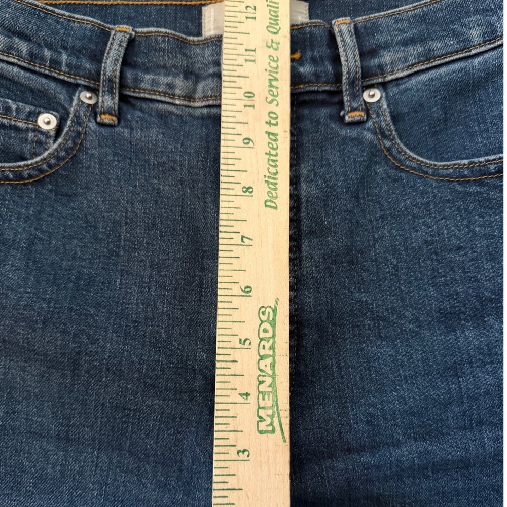 Everlane Way-High Sailor Jeans Women 27 Crop Blue Dark Wash Wide Leg High Rise - Picture 10 of 10